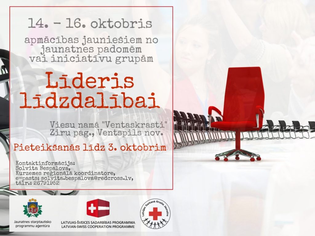 AFIŠA LĪDERIS LĪDZDALĪBAI