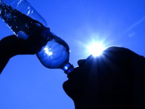 Drinking-water-hot-sun