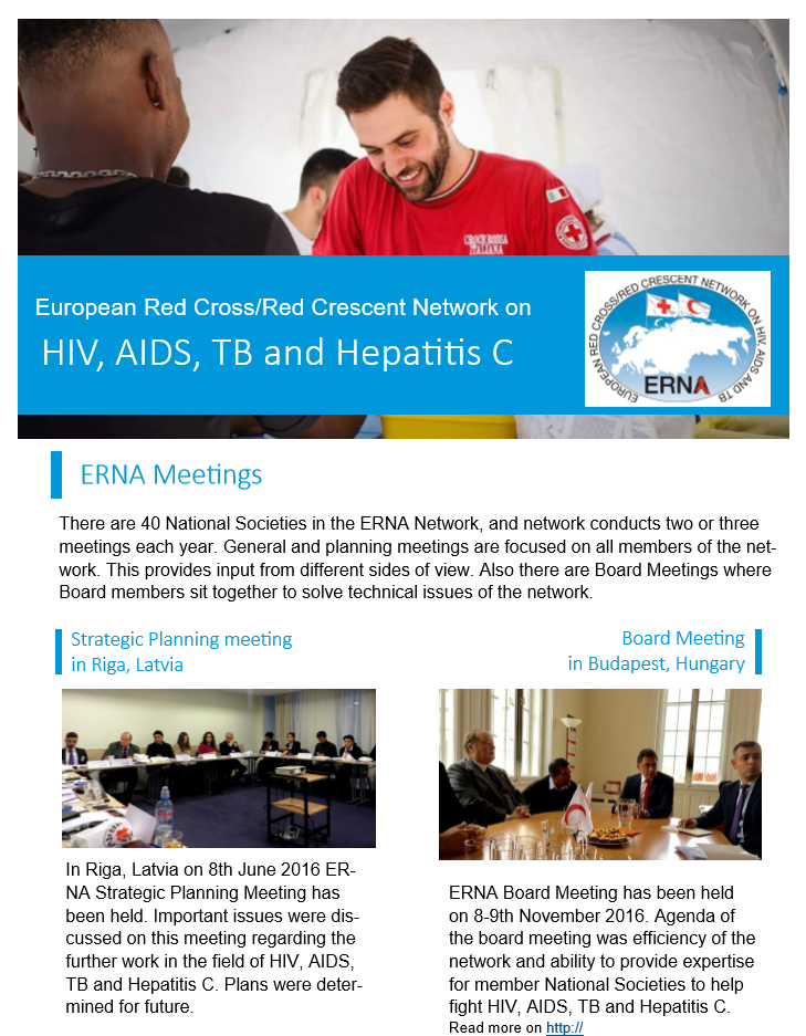 ERNA Red Cross Newsletter 2016