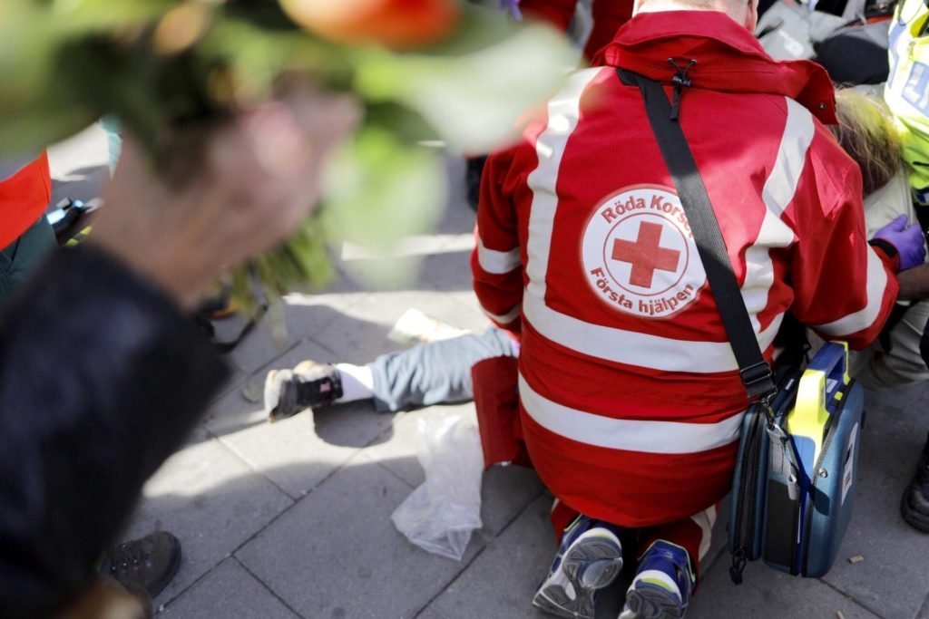 Foto: Niklas Björling/ Zviedrijas Sarkanais Krusts: Stokholmas terorakts