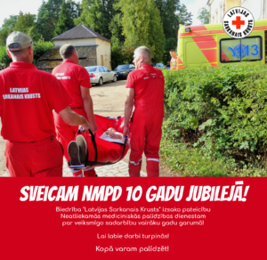 Sveicam NMPD 10.gadu jubilejā